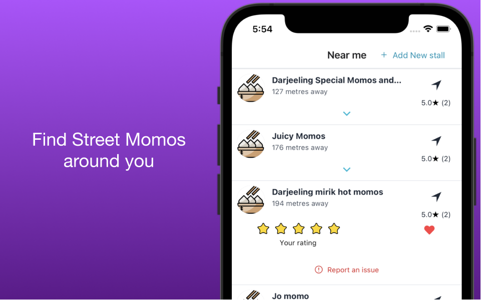 Street Momo Finder Screenshot
